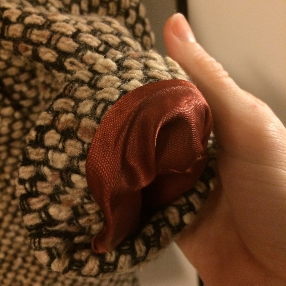 Vintage Double Breasted Coat w/ Sweater Collar - Picture 11 of 15